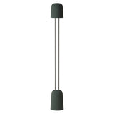 Gio Floor Light: Spruce + Chrome