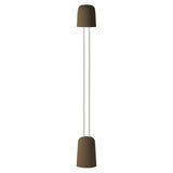 Gio Floor Light: Walnut + White