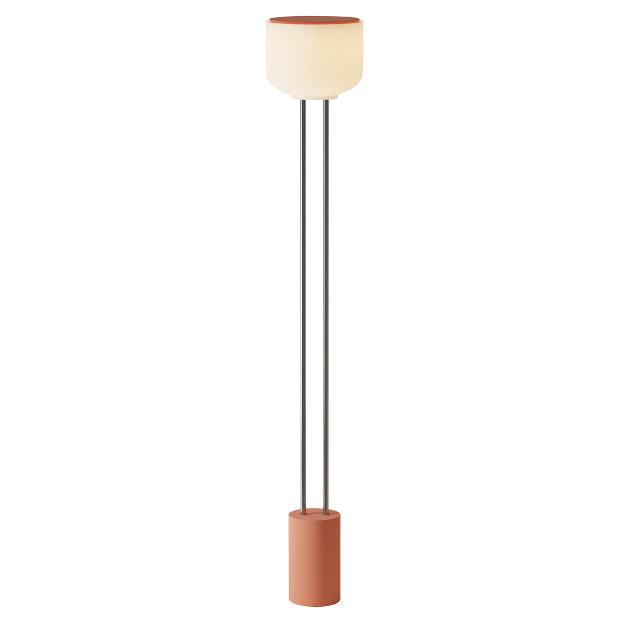 Arpeggio Floor Light: Blossom + Chrome