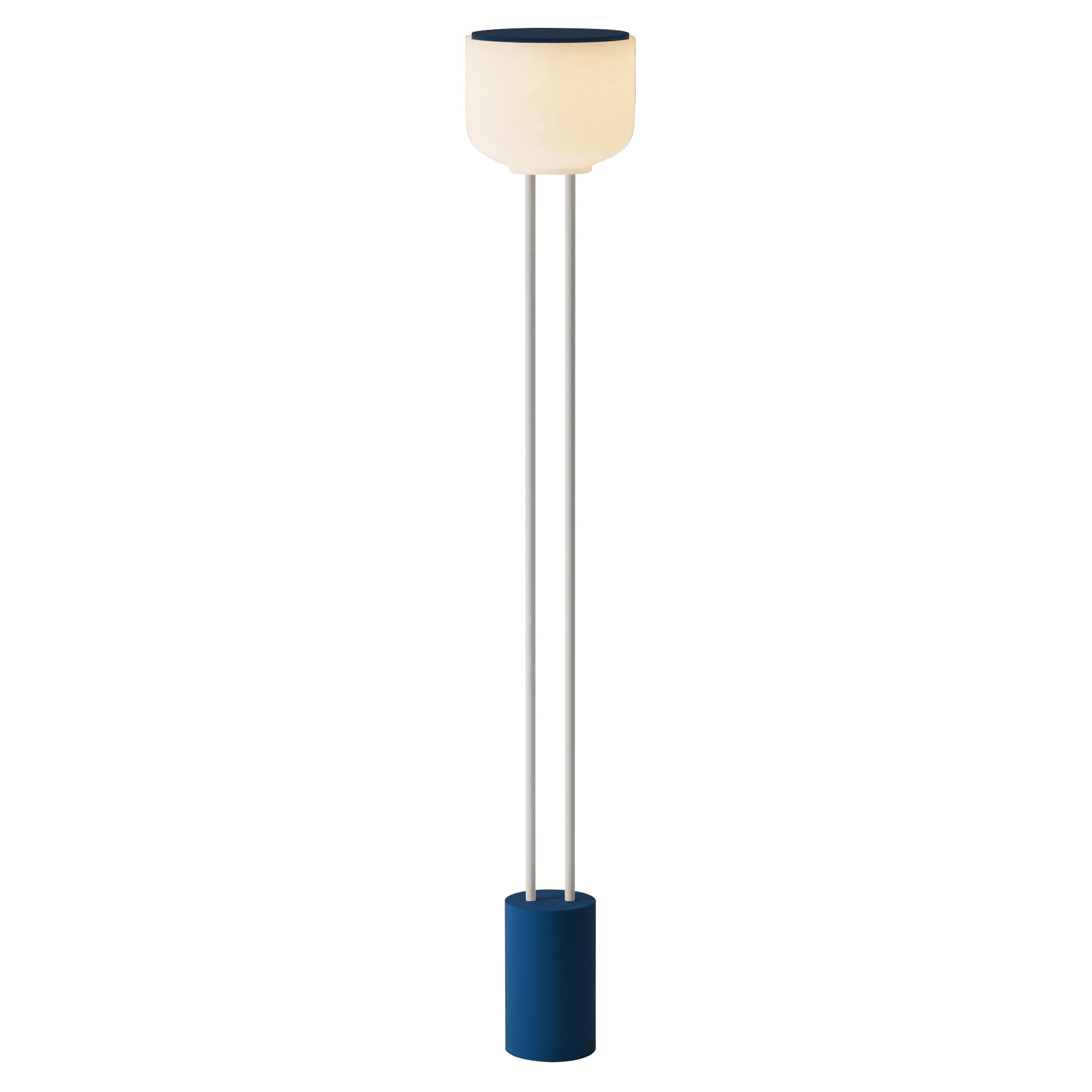 Arpeggio Floor Light: Midnight + White