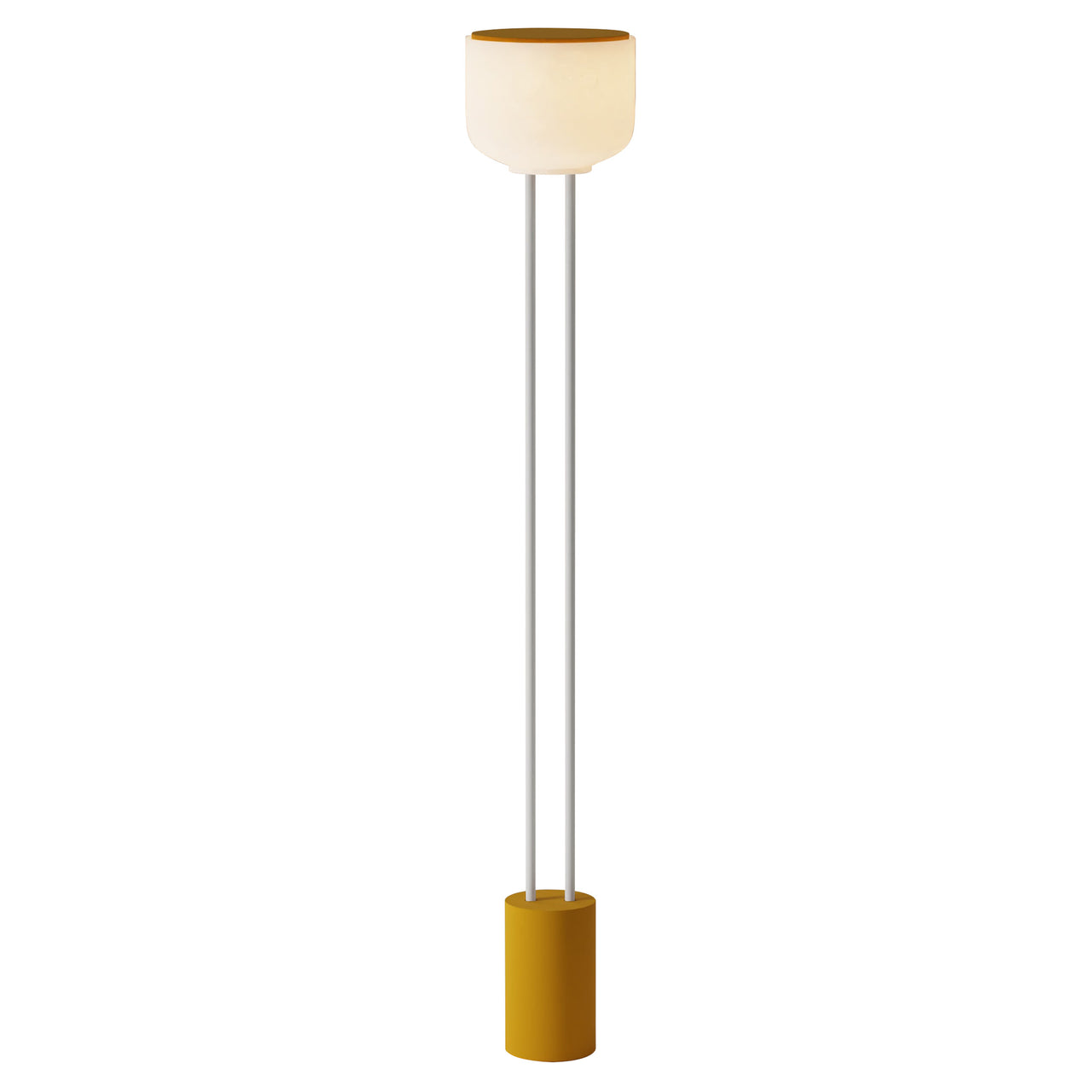Arpeggio Floor Light: Mustard + White