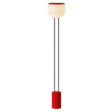 Arpeggio Floor Light: Poppy + Chrome