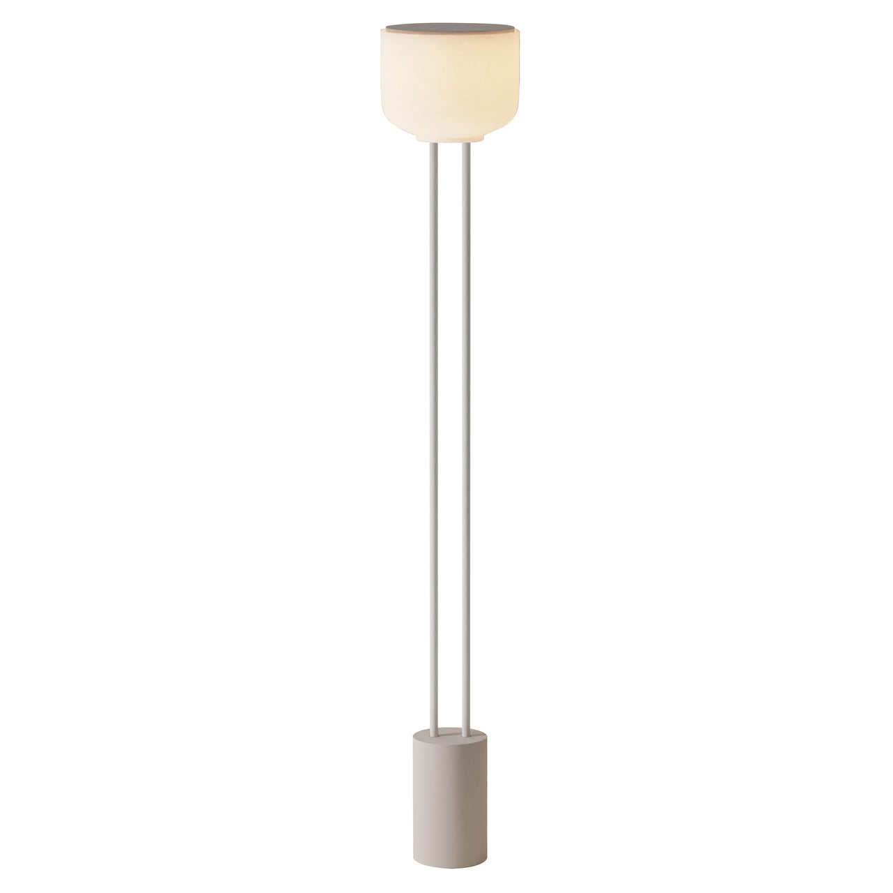 Arpeggio Floor Light: Stone + White