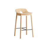 Mono Bar + Counter Stool: Counter + White Pigmented Oak