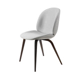 Beetle Dining Chair: Wood Base + Full Upholstery + Smoked Oak Matt