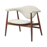 Masculo Lounge Chair: Wood Base