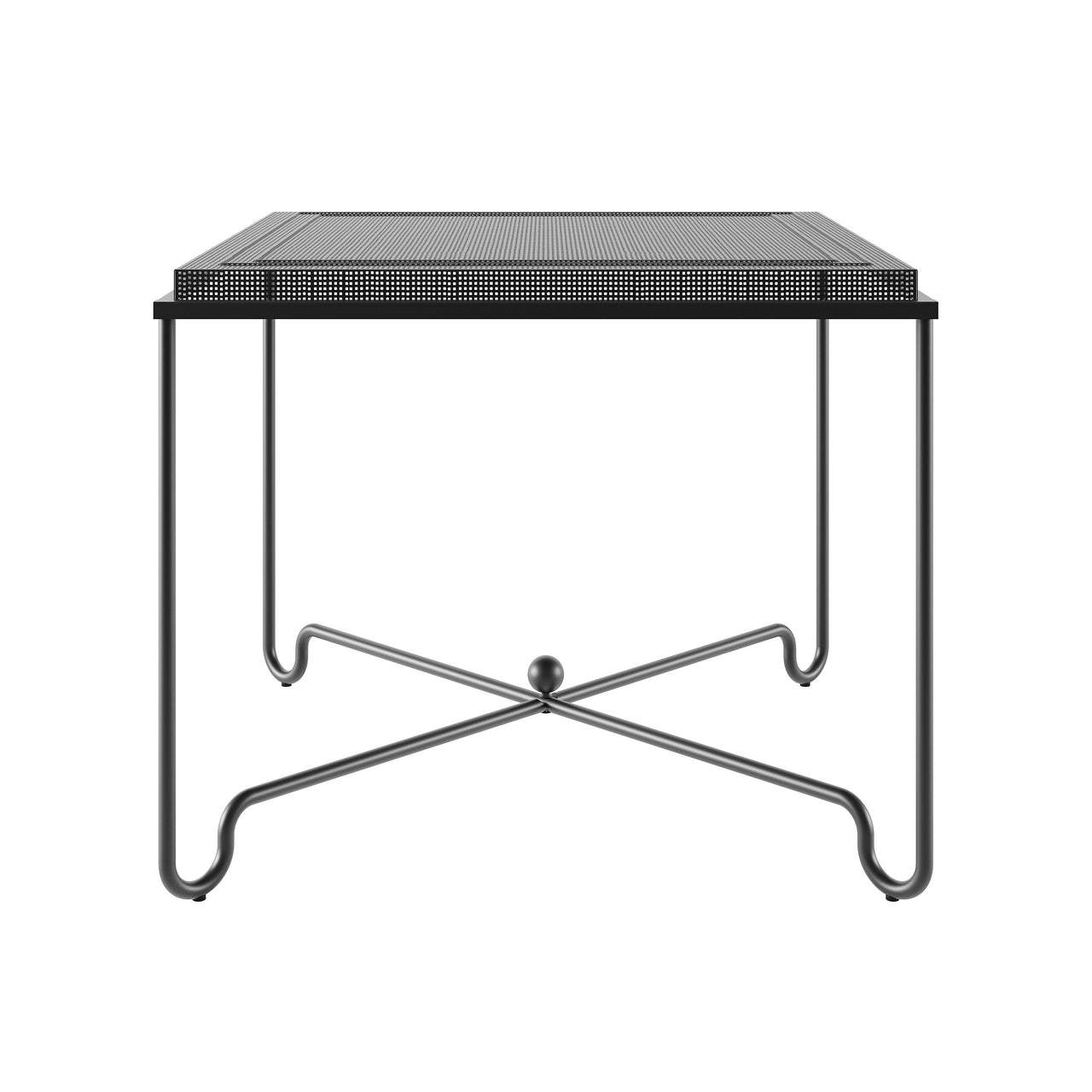 Tropique Dining Table: Outdoor + Black
