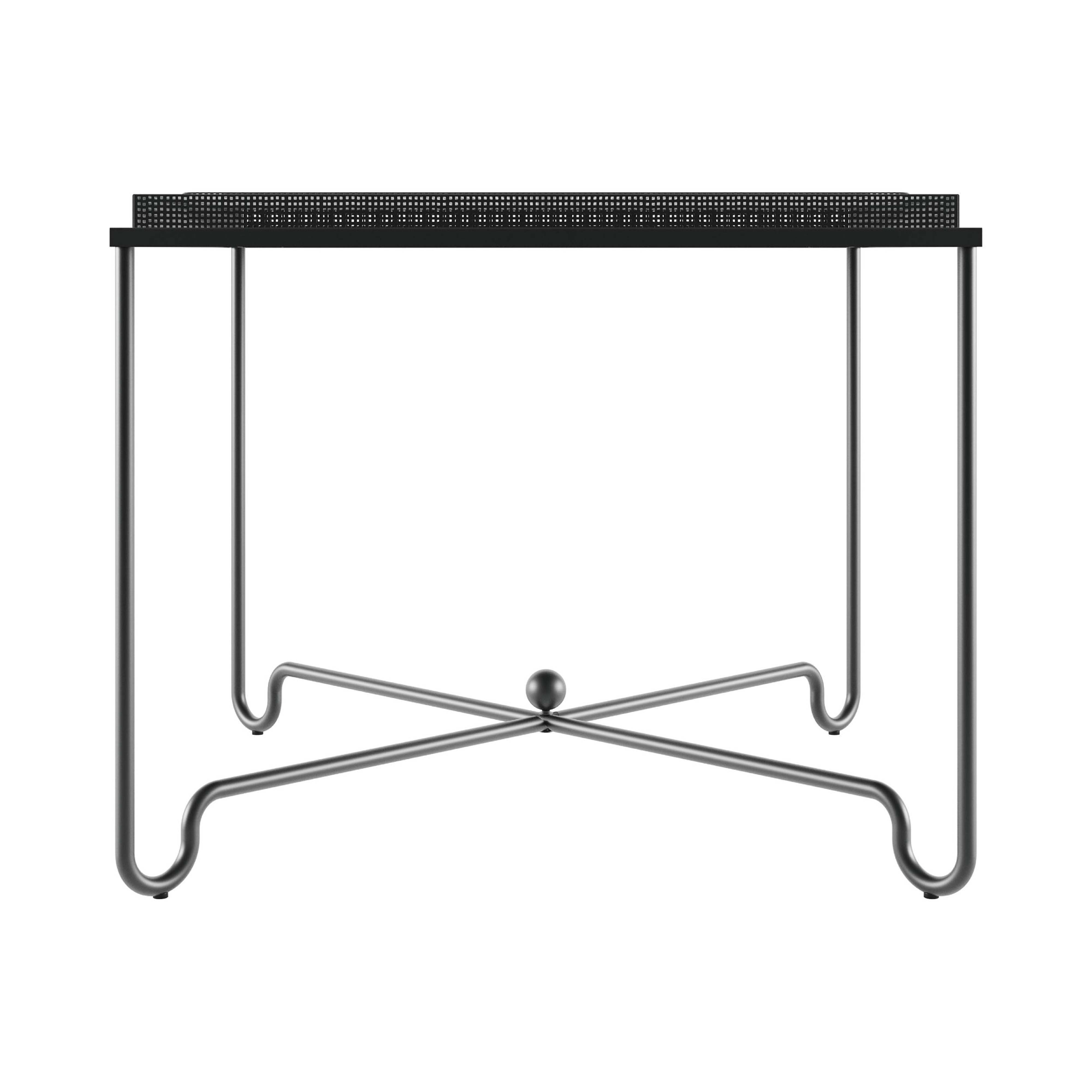 Tropique Dining Table: Outdoor + Black