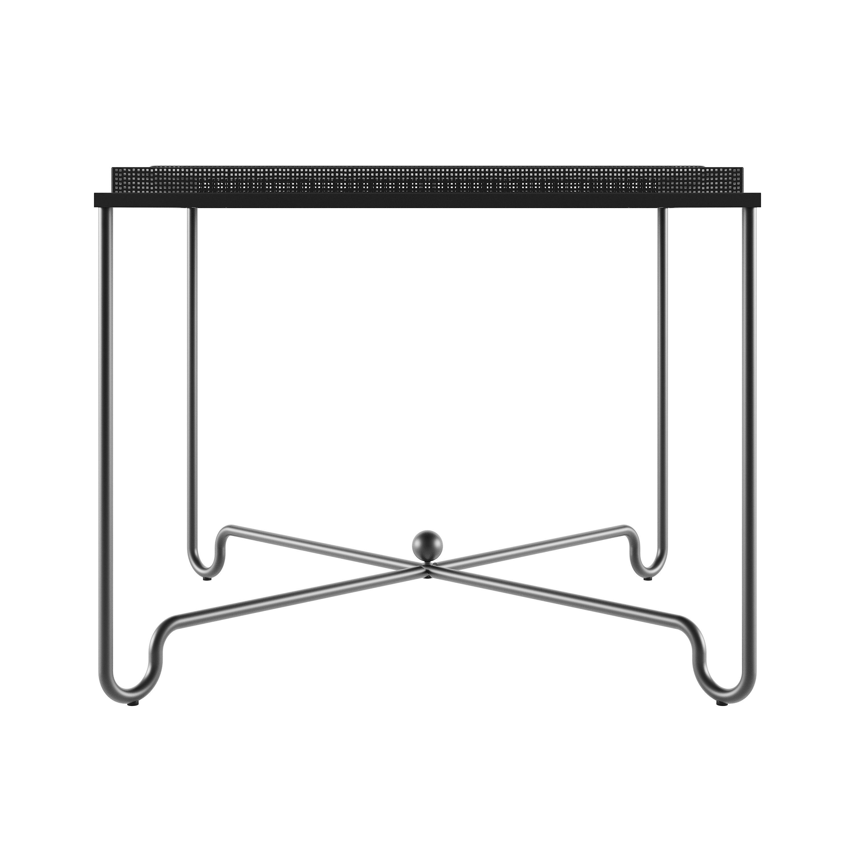 Tropique Dining Table: Outdoor + Black