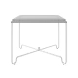 Tropique Dining Table: Outdoor + White Semi Matt