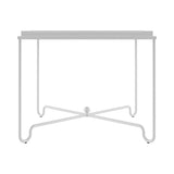 Tropique Dining Table: Outdoor + White Semi Matt