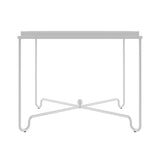 Tropique Dining Table: Outdoor + White Semi Matt