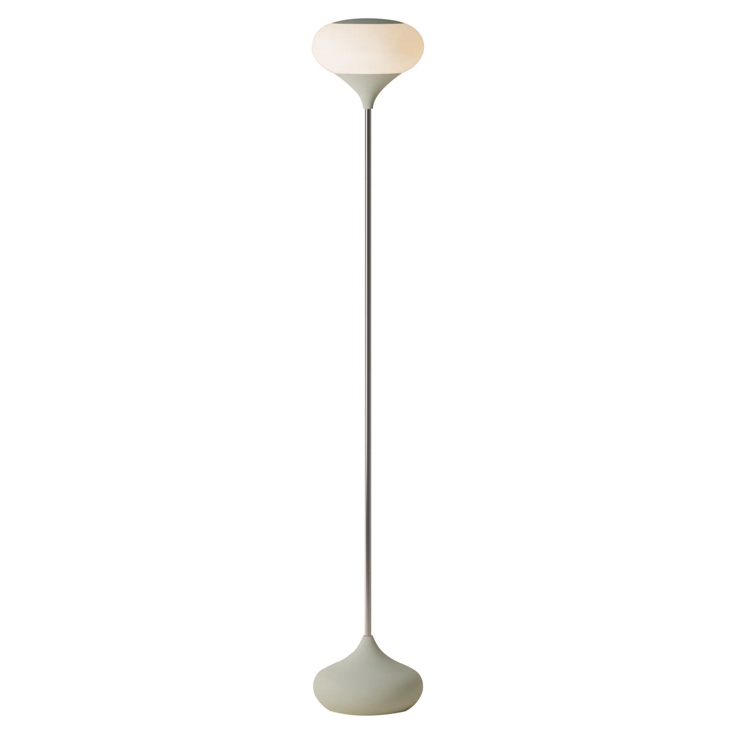 Kobble Floor Light: Meadow + Chrome