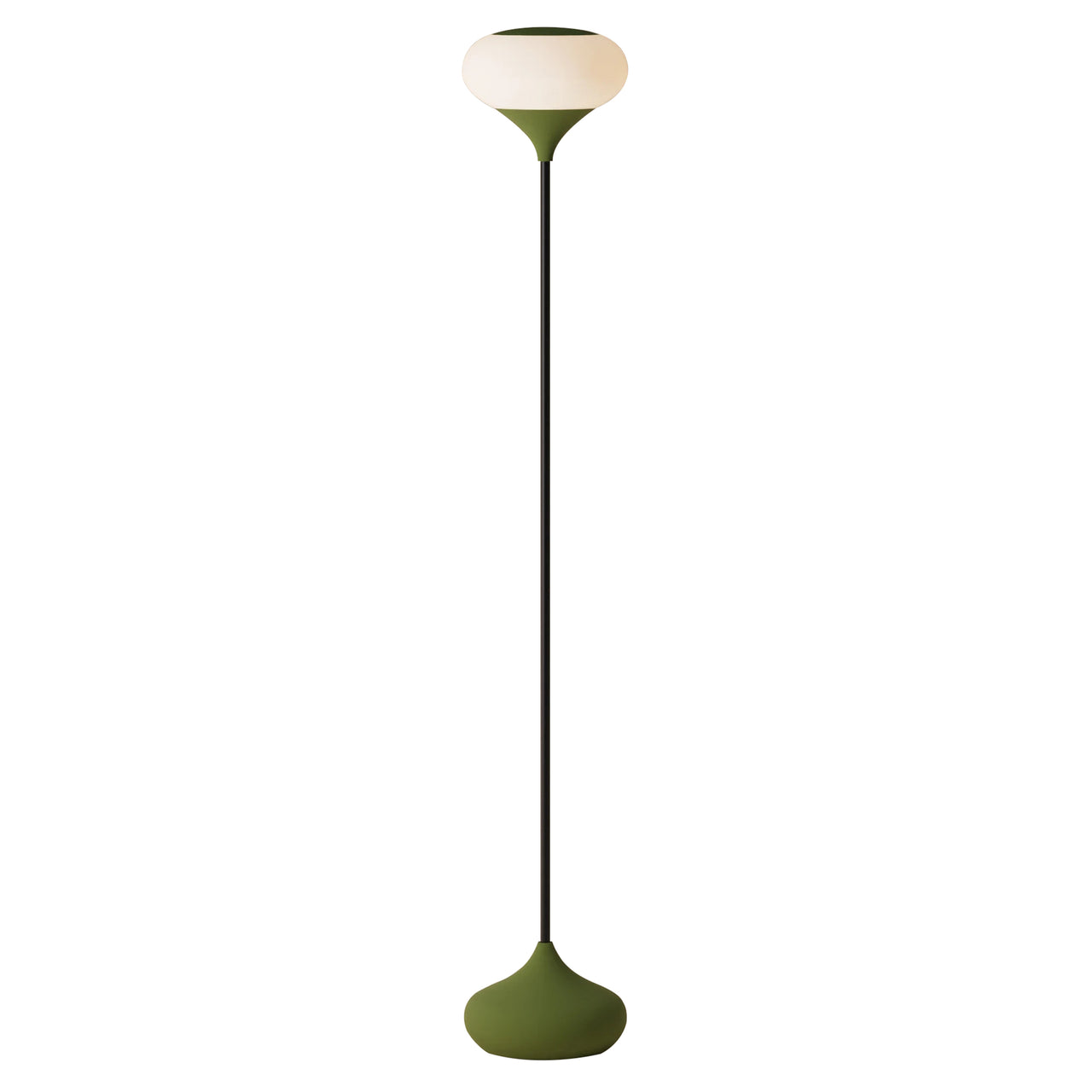 Kobble Floor Light: Olive + Black