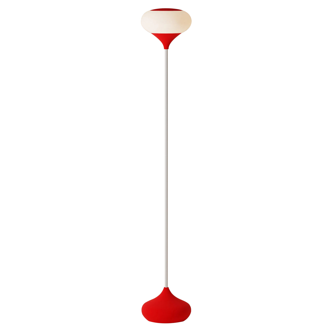 Kobble Floor Light: Poppy + White