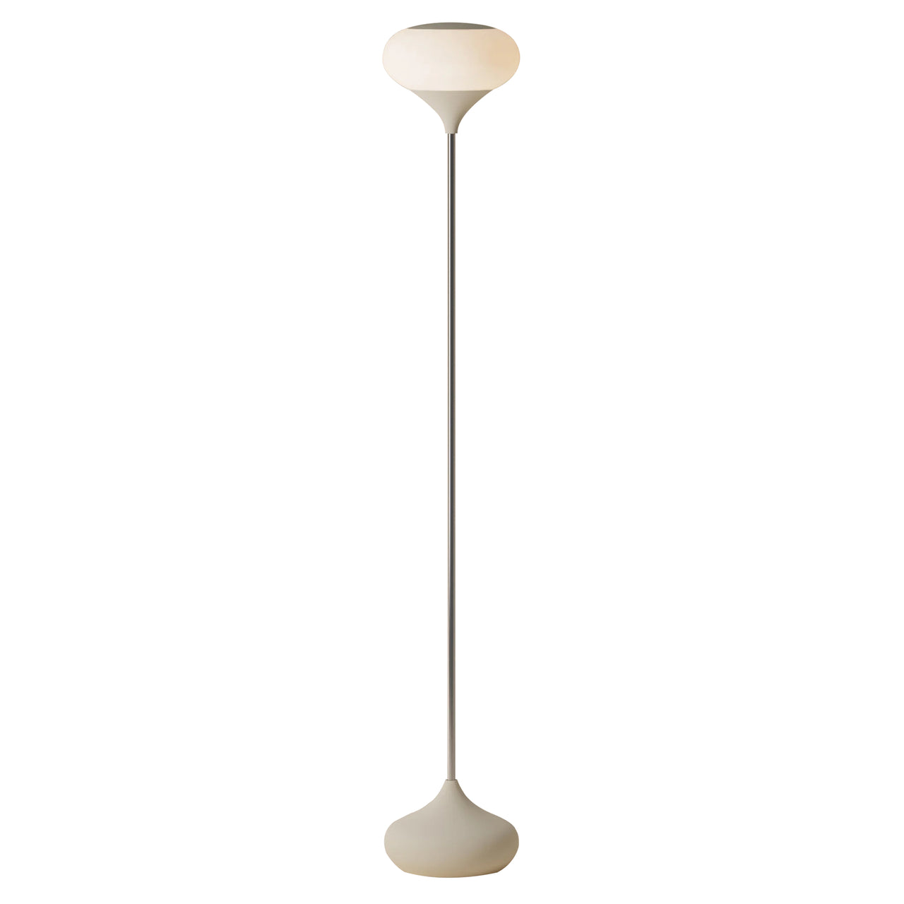 Kobble Floor Light: Sand + Chrome