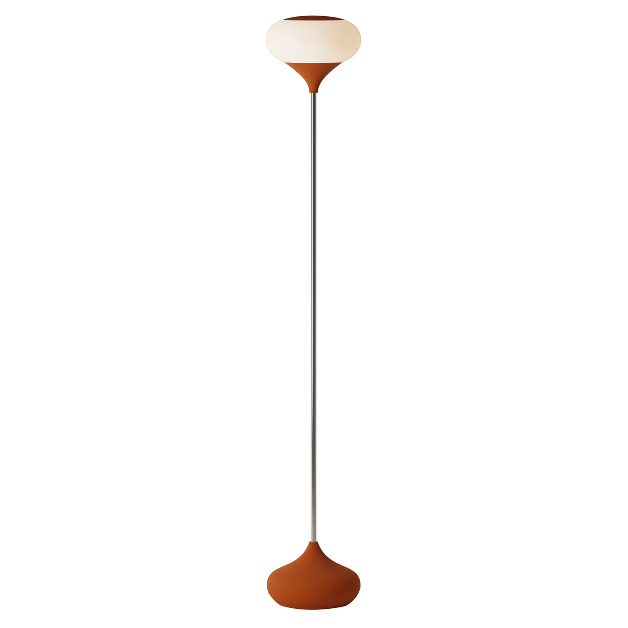 Kobble Floor Light: Sedona + Chrome