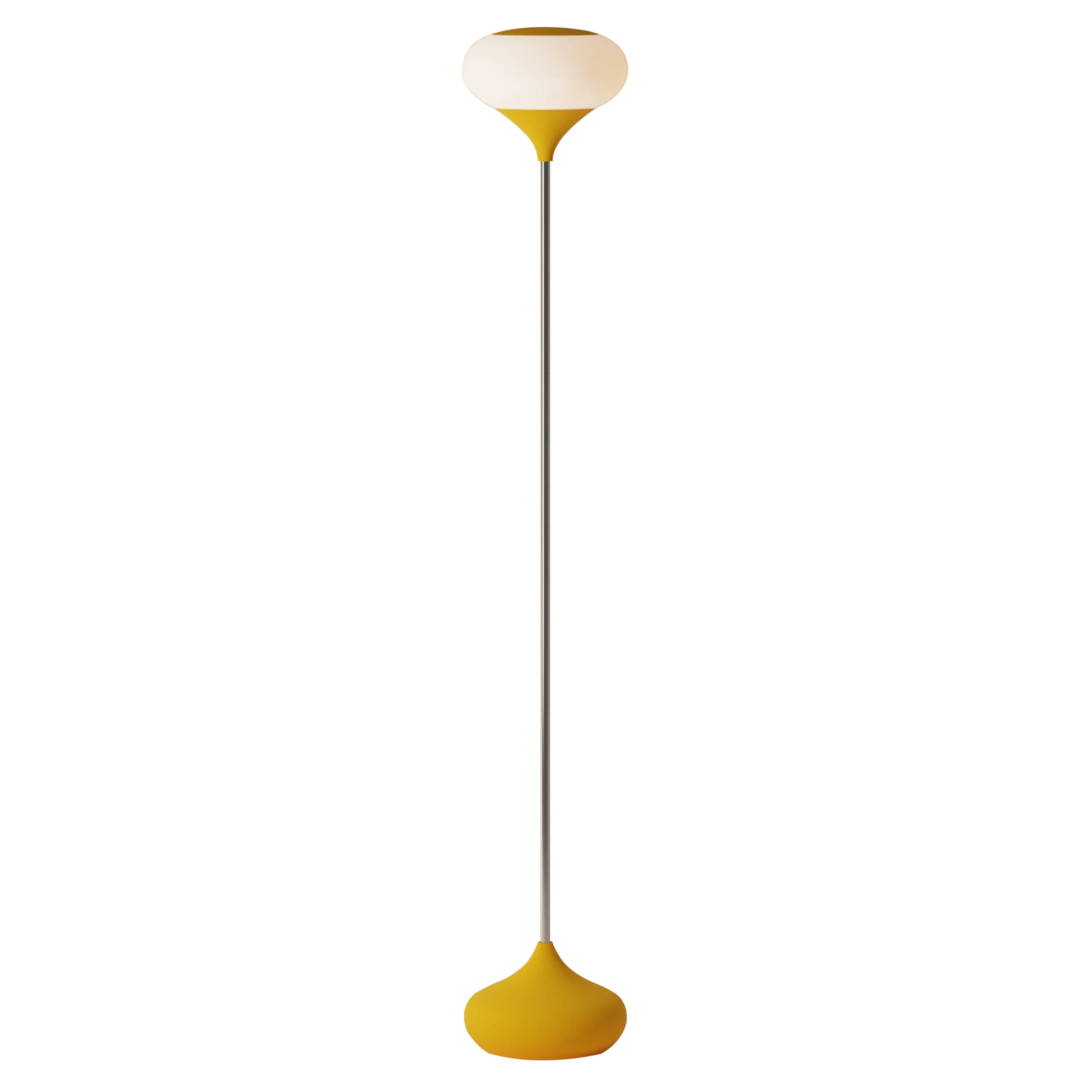 Kobble Floor Light: Sunrise + Chrome