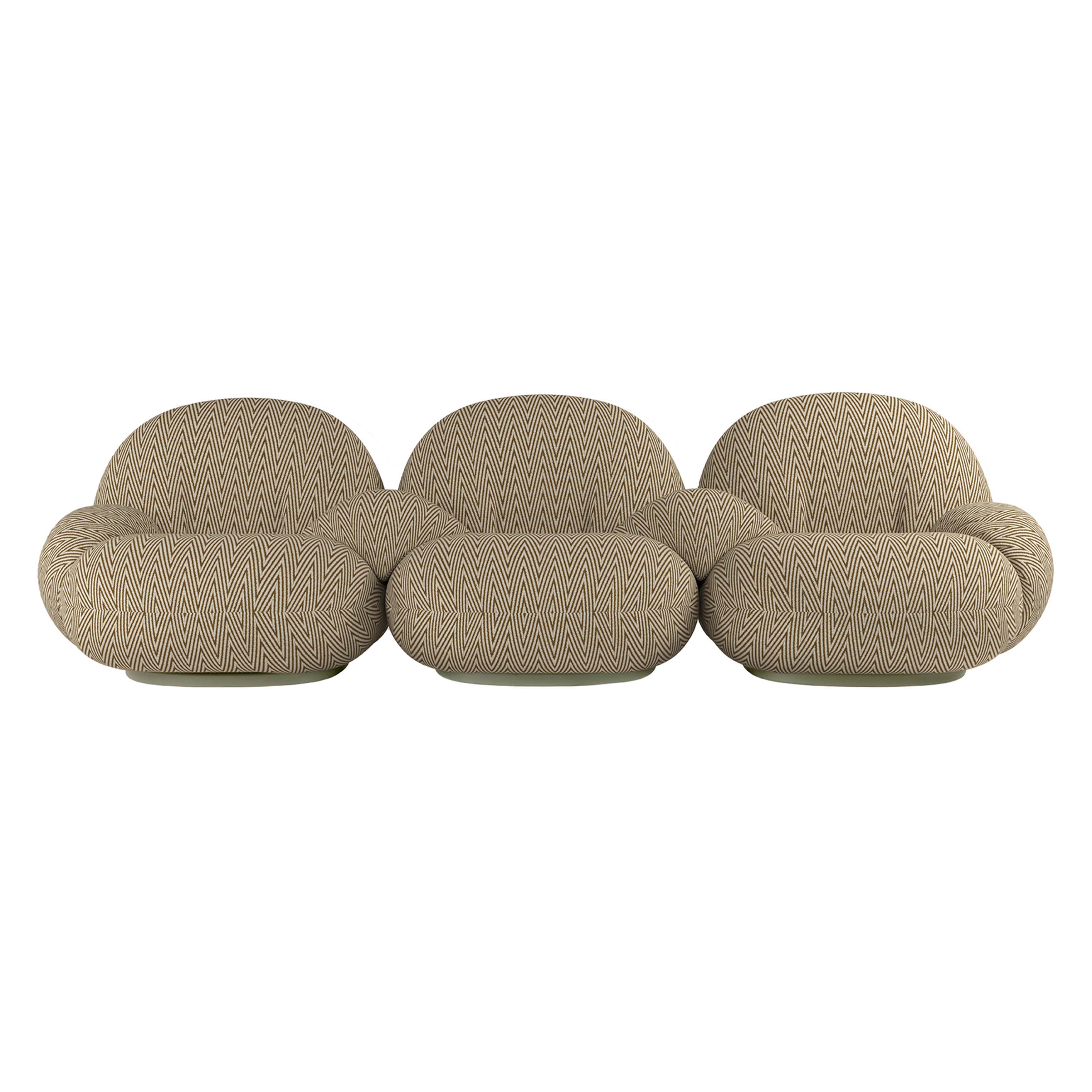 Pacha Sofa: Outdoor + 3 Seater + With Middle Armrest