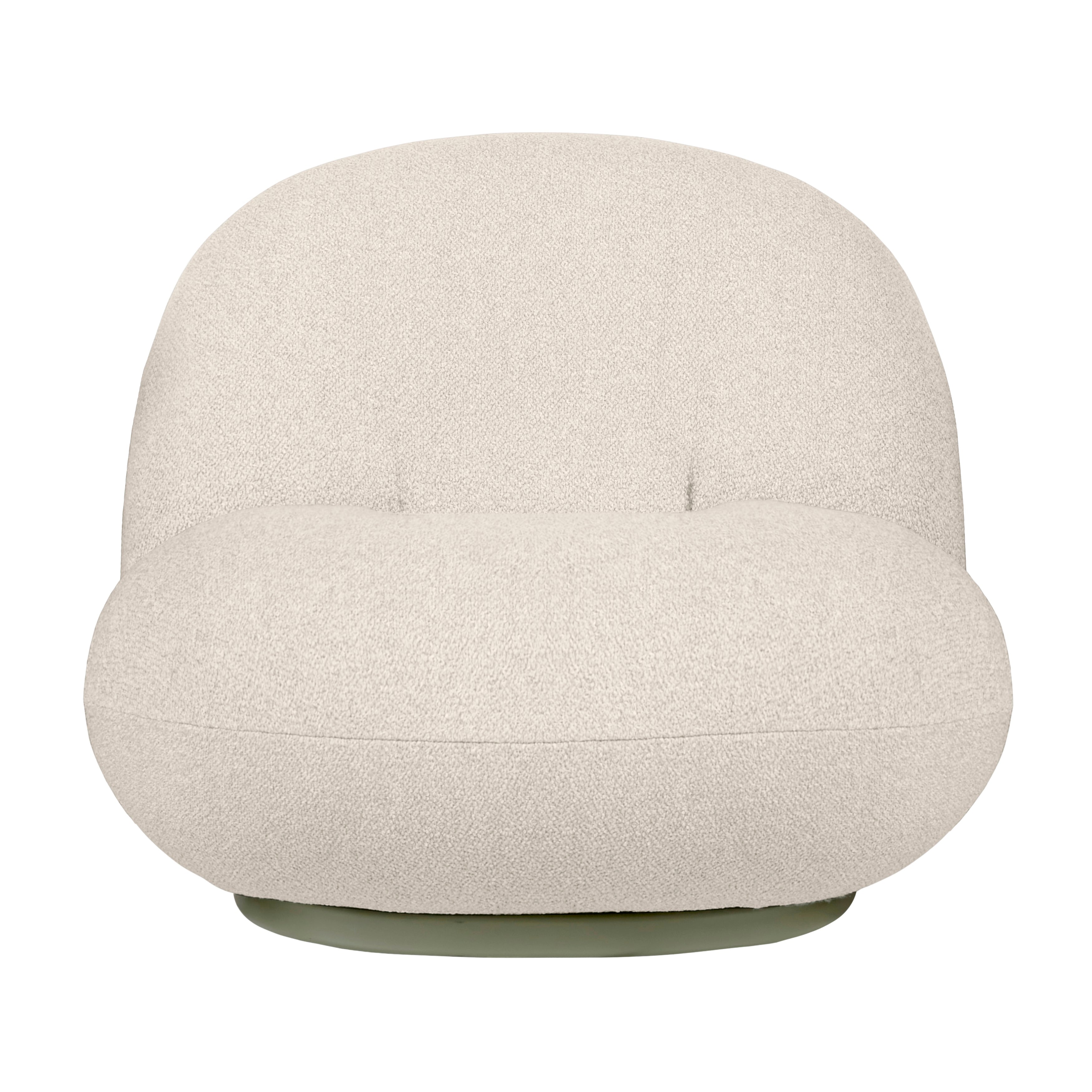 Pacha Lounge Chair: Swivel Base + Outdoor + Without Cover