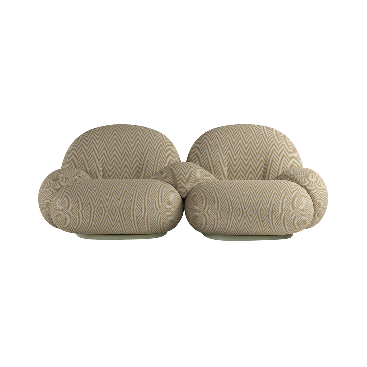 Pacha Sofa: Outdoor + 2 Seater + With Middle Armrest