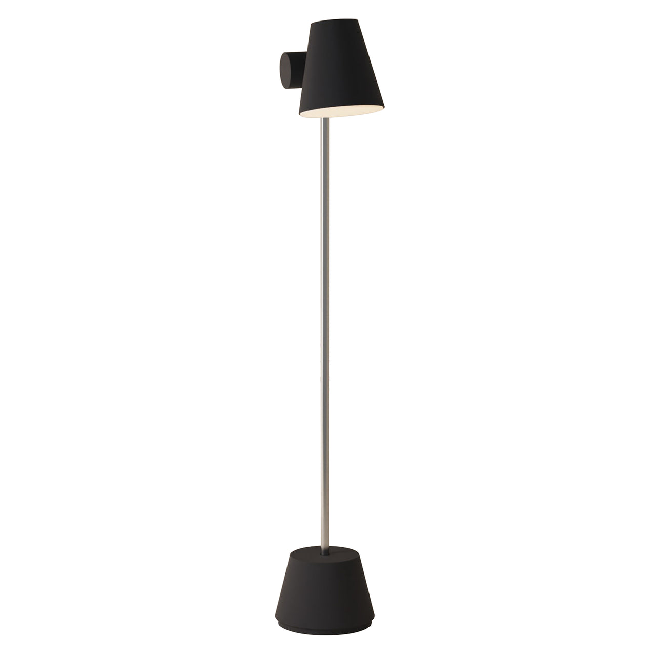 Aim Floor Light: Carbon + Chrome