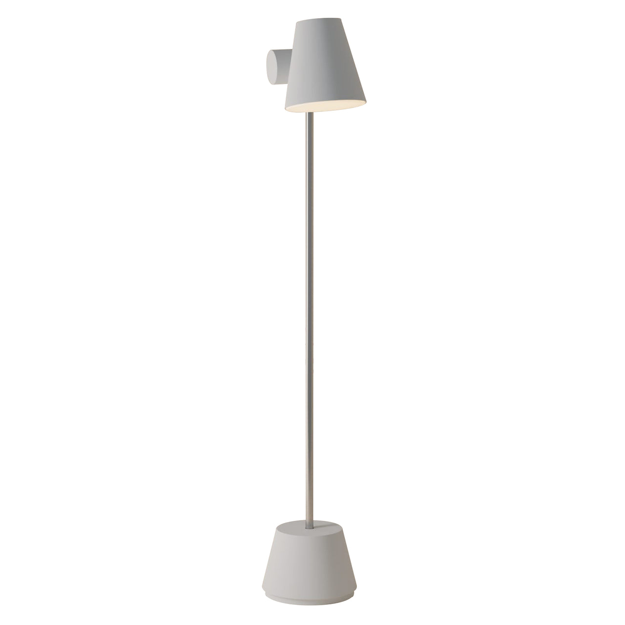 Aim Floor Light: Mist + Chrome