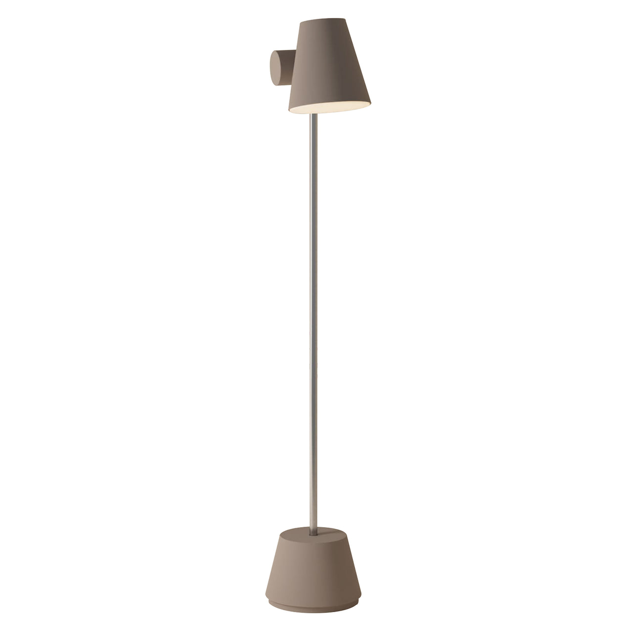 Aim Floor Light: Smoke + Chrome