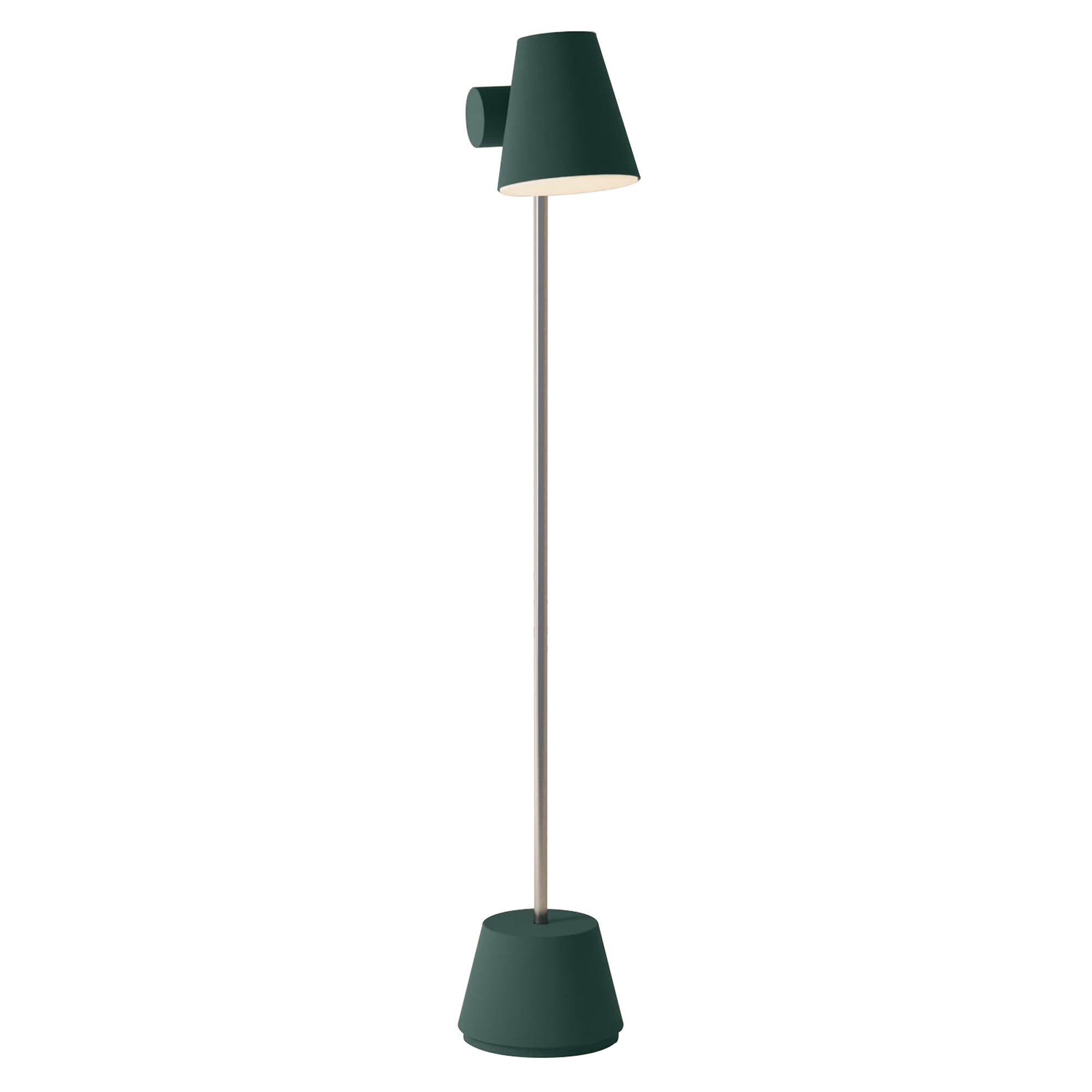 Aim Floor Light: Spruce + Chrome