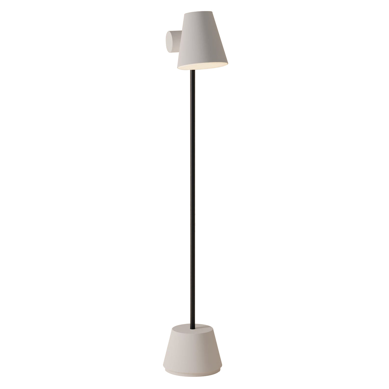 Aim Floor Light: Stone + Black