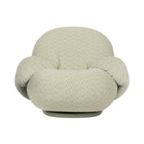 Pacha Lounge Chair with Armrest: Swivel Base + Outdoor