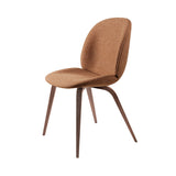Beetle Dining Chair: Wood Base + Full Upholstery + American Walnut Matt