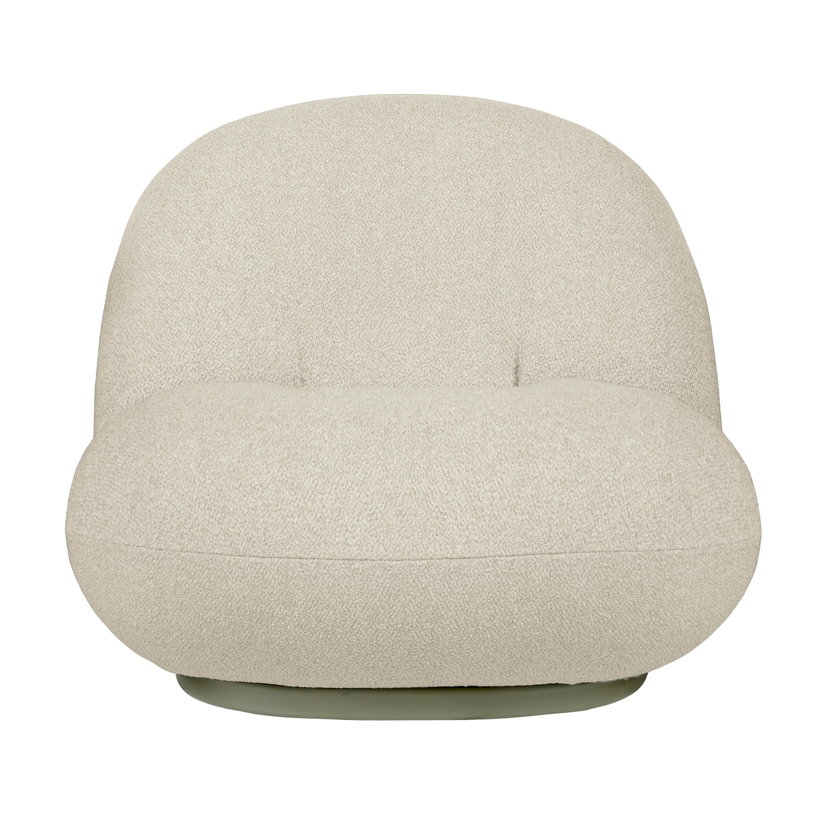Pacha Lounge Chair: Swivel Base + Outdoor + Without Cover