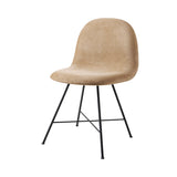 3D Dining Chair: Center Base + Front Upholstered + American Walnut
