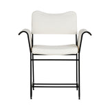 Tropique Dining Chair: Outdoor + Without Fringes + Black + Leslie 06