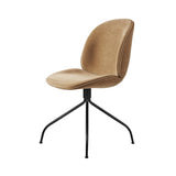 Beetle Meeting Chair: Swivel Base + Full Upholstery + Black Matt