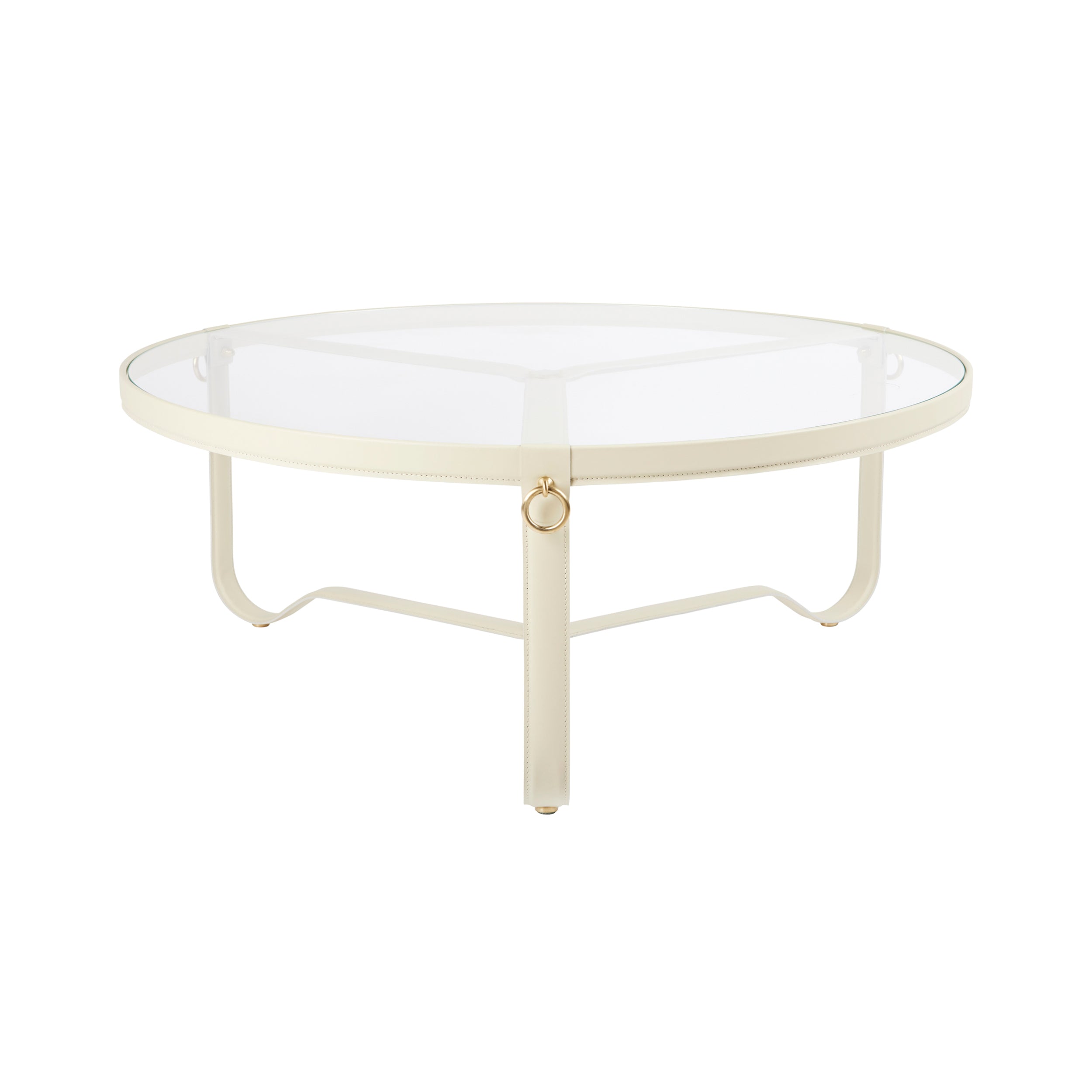 Adnet Circular Coffee Table: Large - 39.4