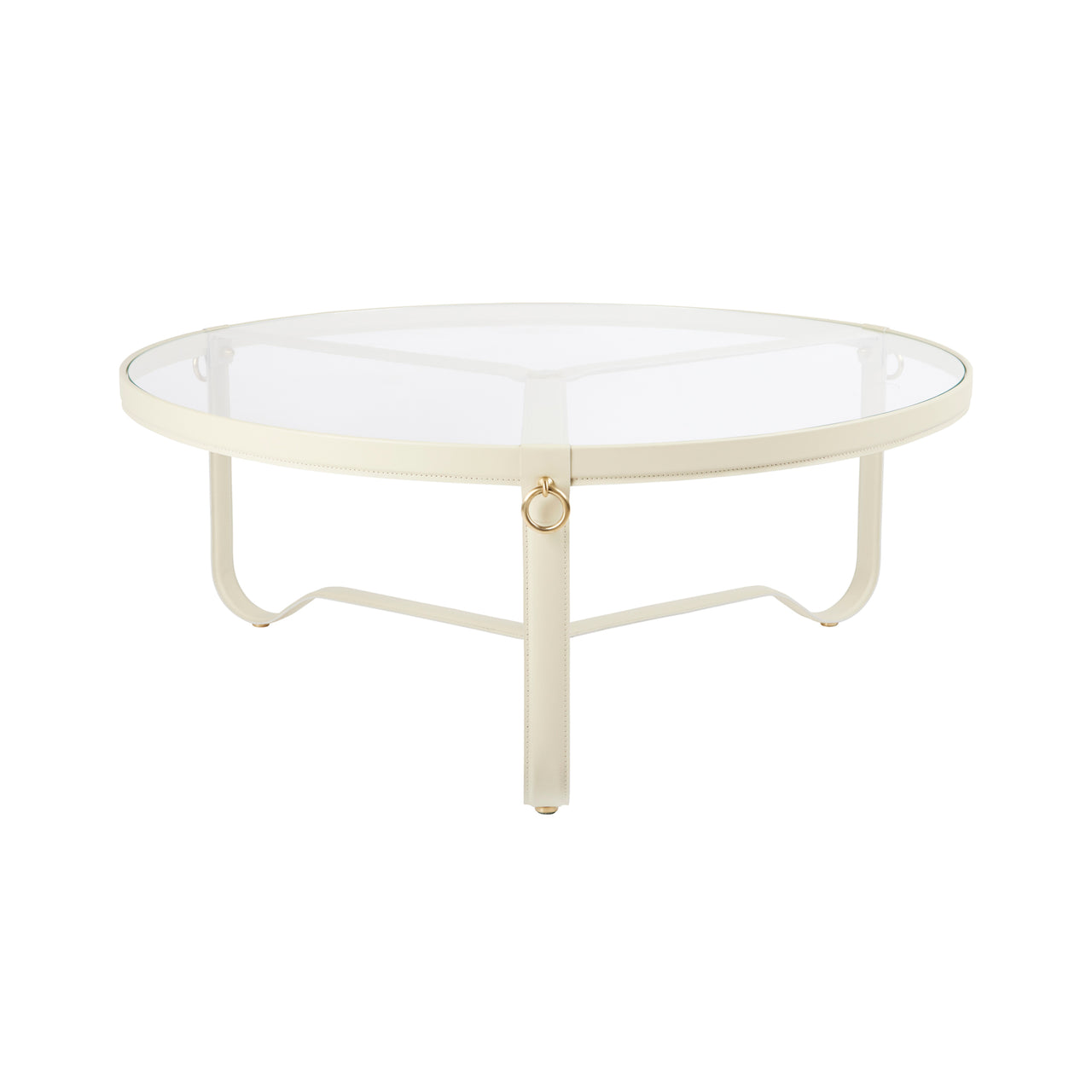 Adnet Circular Coffee Table: Large - 39.4