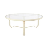 Adnet Circular Coffee Table: Large - 39.4