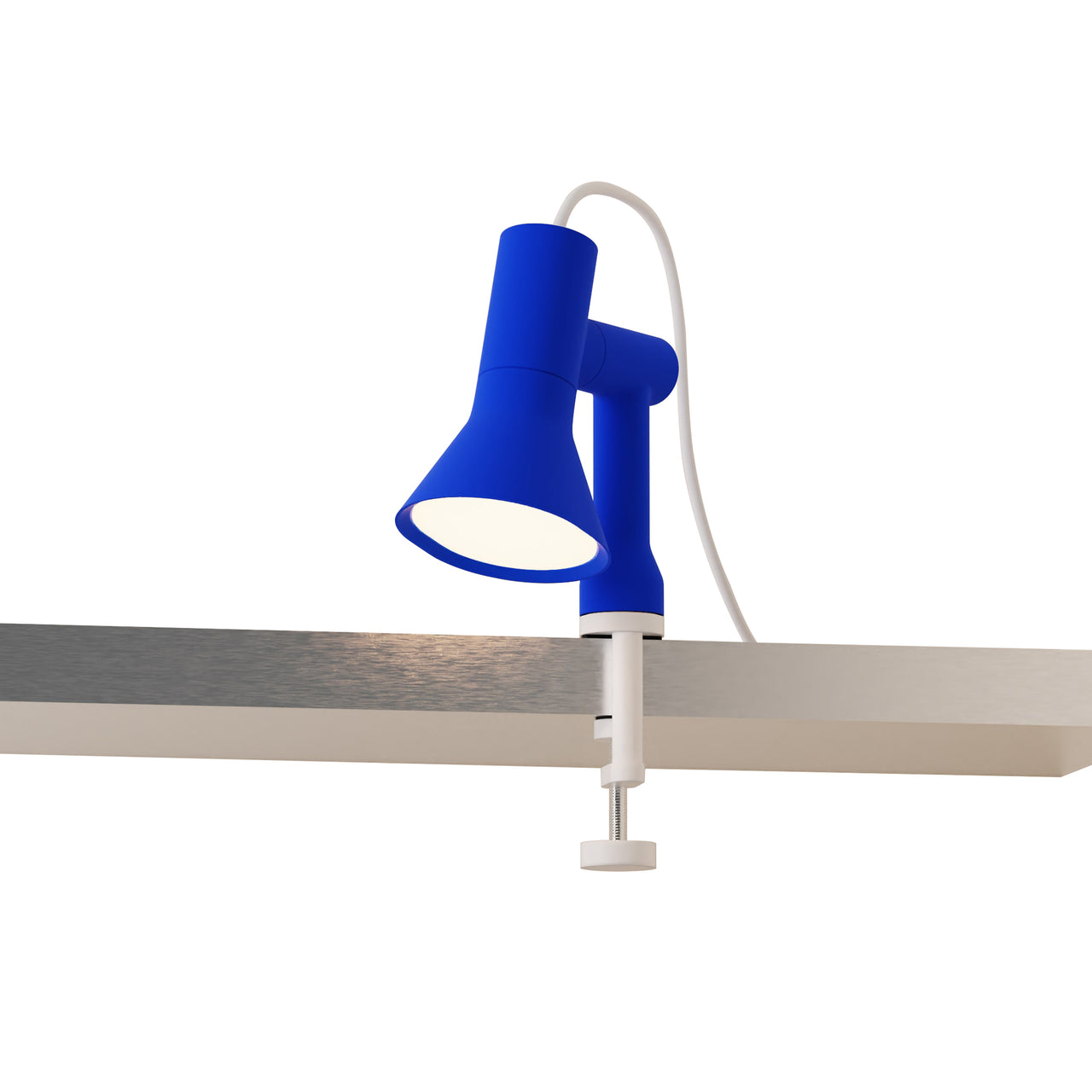 Gallery Clamp Light: Cobalt + White