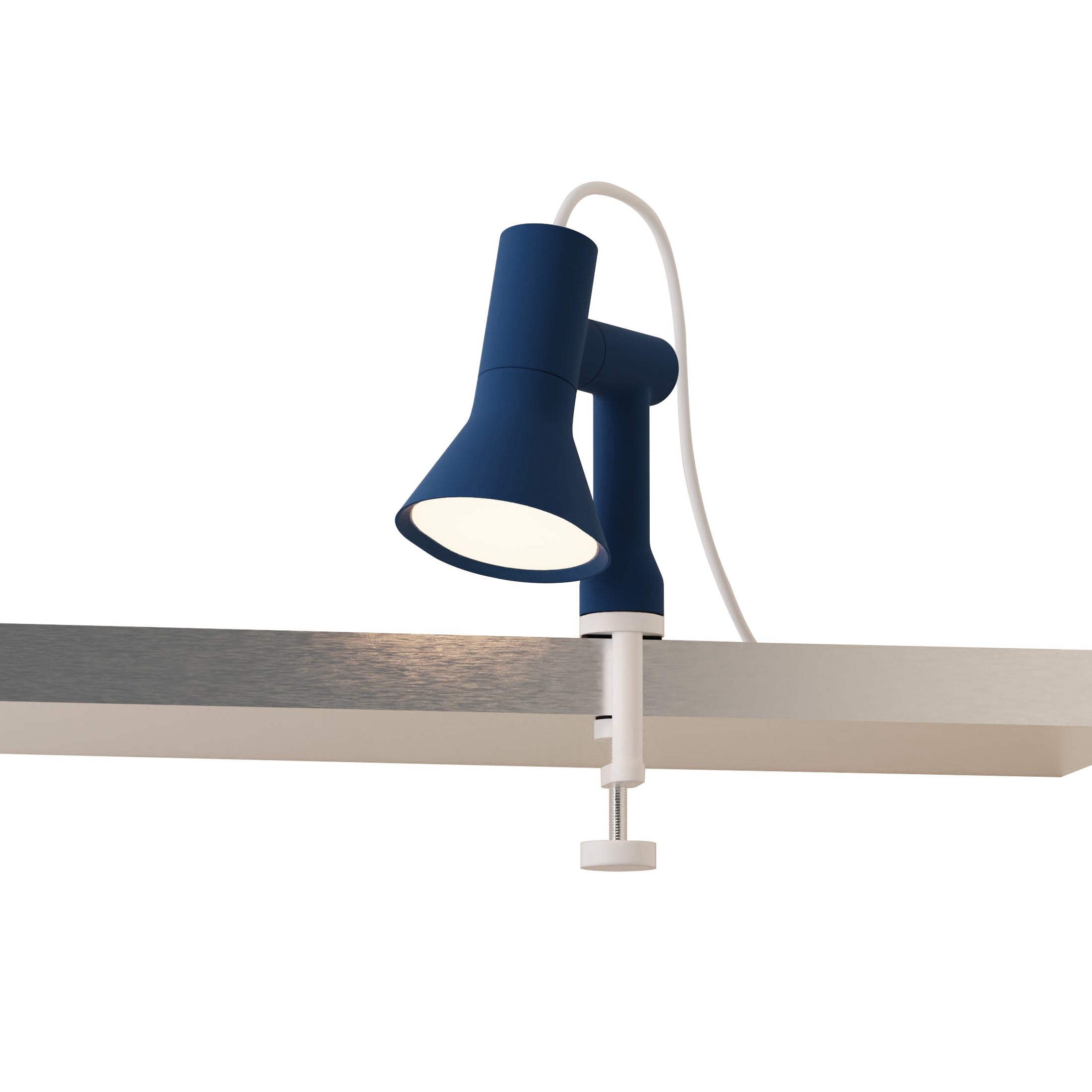 Gallery Clamp Light: Midnight + White
