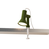 Gallery Clamp Light: Olive + White
