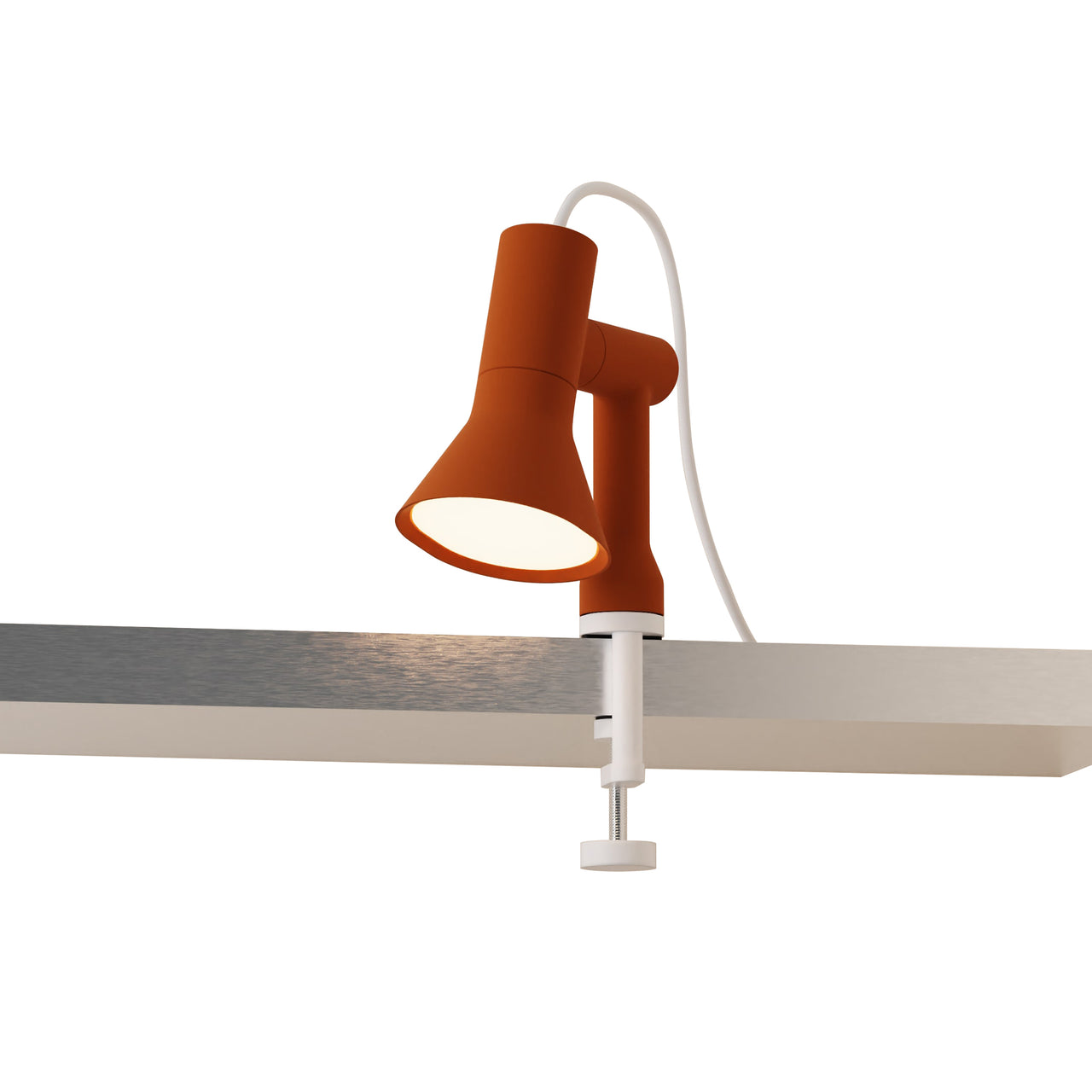 Gallery Clamp Light: Sedona + White