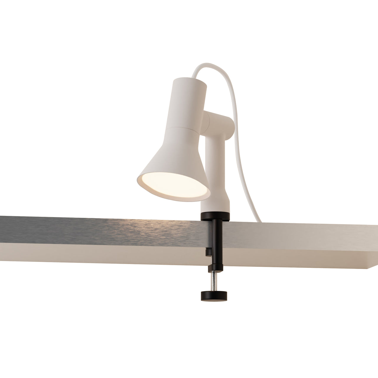 Gallery Clamp Light: Stone + Black