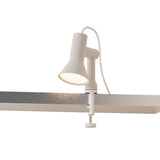 Gallery Clamp Light: Stone + White