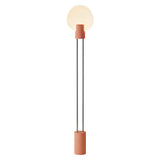 Pavone Floor Light: Blossom + Chrome