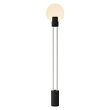Pavone Floor Light: Carbon + White