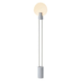 Pavone Floor Light: Mist + White