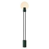 Pavone Floor Light: Spruce + Black