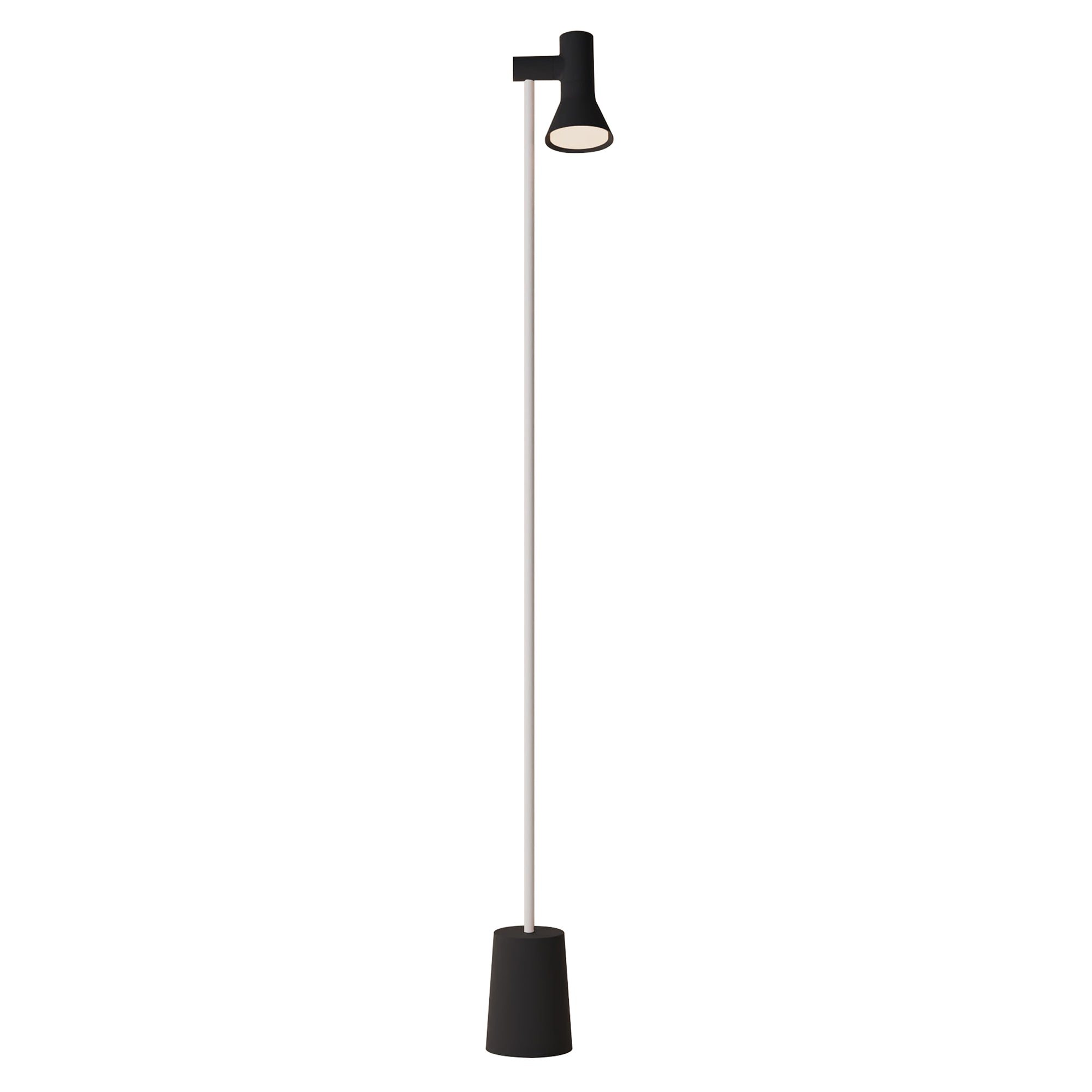 Gallery Floor Light: Carbon + White